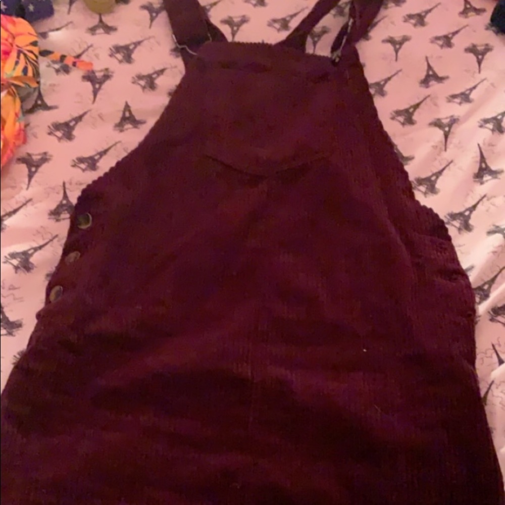 Forever 21 maroon cordoroy jumper